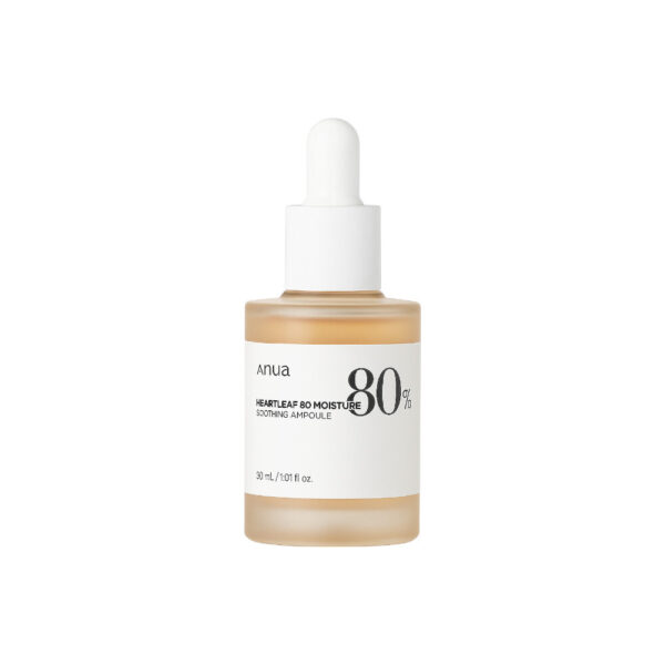 ANUA Korendy Heartleaf 80% Moisture Ampoule - Moisturizing, Brightening 30ml Concentrated Ampoule