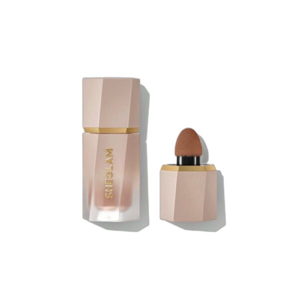 SHEGLAM Makeup - Liquid Blush Matte - Waterproof Gel-Cream Blush with Sponge -love cake