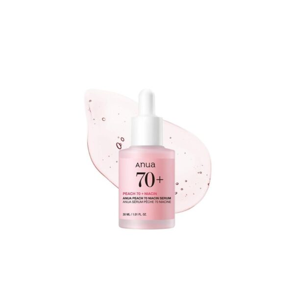 ANUA Peach 70% Niacinamide Serum - Wide Pore Brightening, Peach Extract, 30ml