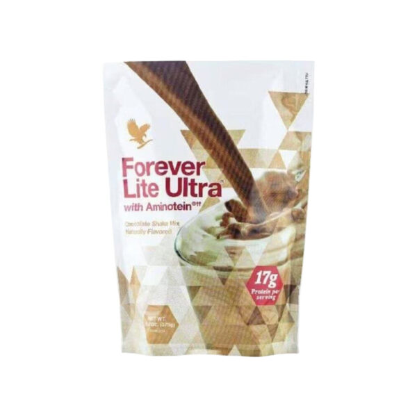Forever Living Lite Ultra Chocolate High Protein Shake with Aminotein Supports Lean Muscle & Weight 375g