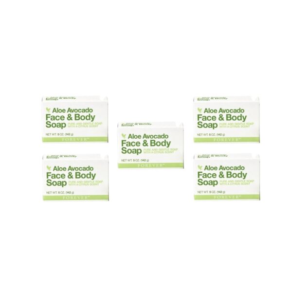 Forever Living AVOCADO FACE & BODY SOAP X5