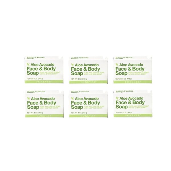Forever Living AVOCADO FACE & BODY SOAP X6