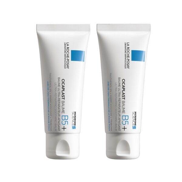 La Roche Posay Cicaplast Baume B5+ Repairing Care Cream - 40 ml X2 Skin Care Set