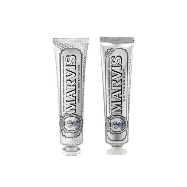 Marvis Smokers 85ml Toothpaste Set - Whitening Mint And Advantageous Li