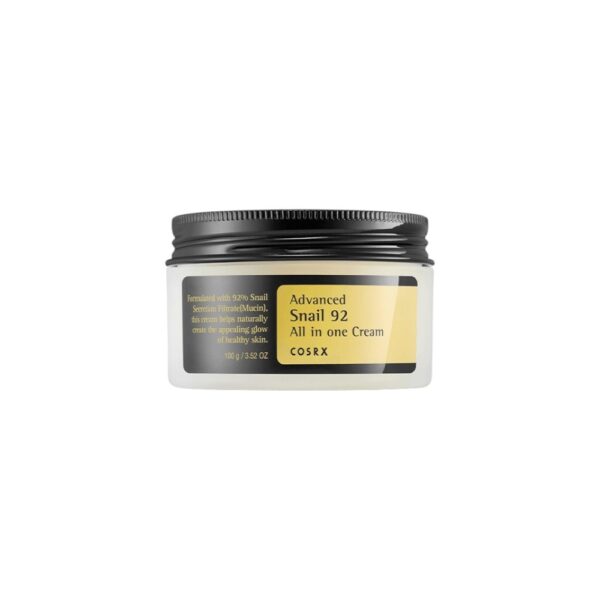 Cosrx Advanced Snail 92 All in One Cream 100Gr - Snail Extract Moisturizing and Nourishing Cream