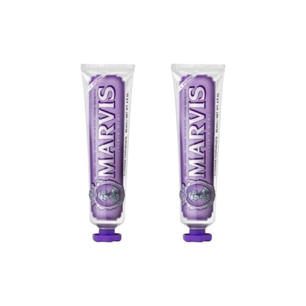 Marvis Jasmin Mint Jasmine Toothpaste - 85 ML x 2 Pieces Advantageous Set