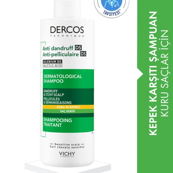 شامبو ديركوس ضد القشرة 390 مل - للشعر الجاف