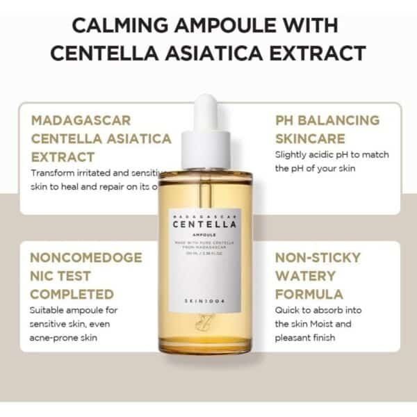 Madagascar Centella Asiatica Ampoule Facial Serum 100 ml