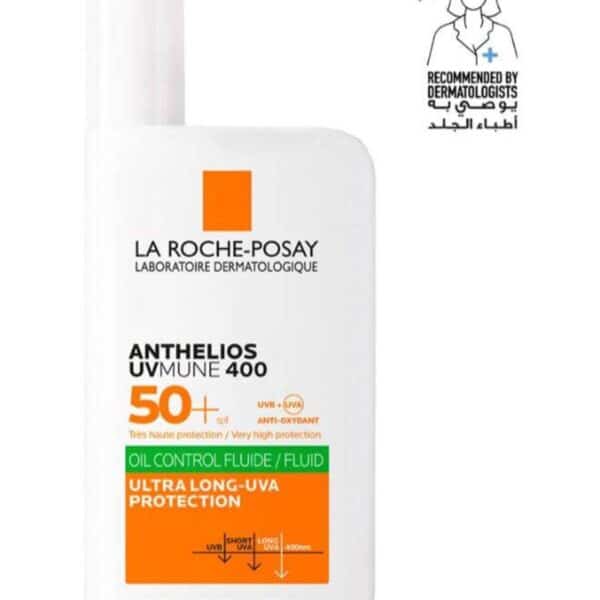 Anthelios Uvmune 400 Oil Control Invisible Fluid Sunscreen Spf 50+ 50ml.