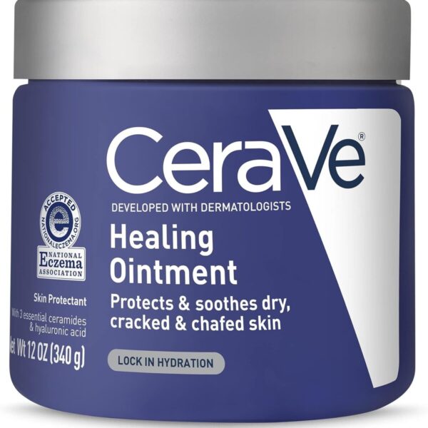 Healing Ointment | Moisturizing Petrolatum Skin Protectant for Dry Skin with Hyaluronic Acid