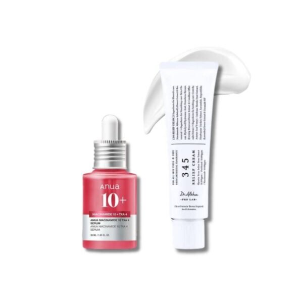 Dr.althea 345 Relief Cream Anua Niacinamide 10% Txa 4% Serum Set