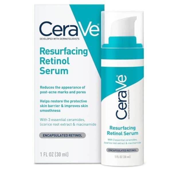 Resurfacing Retinol Serum – 1 oz | Brightening & Pore-Refining Serum with Retinol