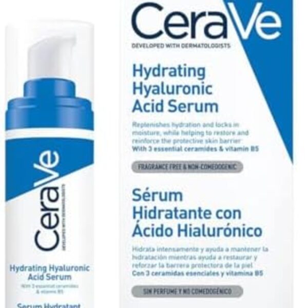 Hydrating Hyaluronic Acid Serum | 30ml/1oz | Day & Night Facial Serum with Hyaluronic acid |