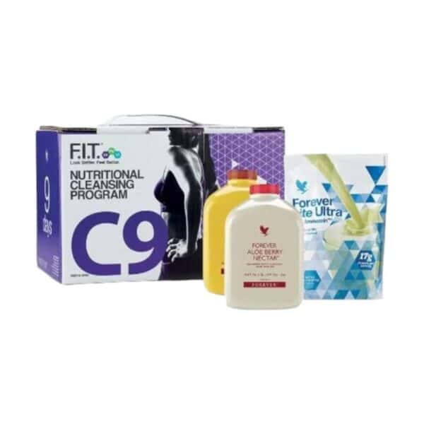 - C9 مع جل الصبار، رحيق التوت - الفانيليا - برنامج التطهير الغذائي
