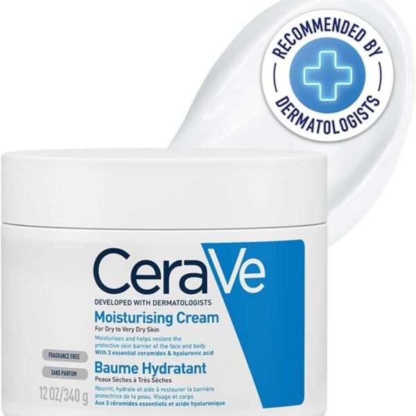 Cerave Moisturizing Cream for Dry Skin with Hyaluronic Acid 340G