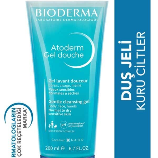 Atoderm Shower Gel Moisturizing Shower Gel for Dry Skin Baby Kids Adult 200 ml