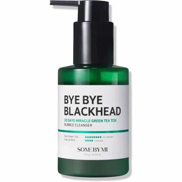 Korean Bye Bye Blackhead 30 Days Miracle Green Tea Tox Bubble Cleanser - 120G