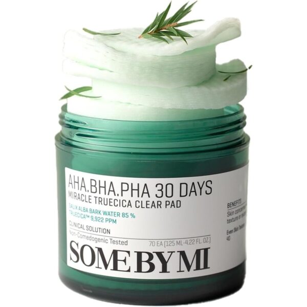 Korean AHA BHA PHA 30 Days Miracle Truecica Clear 70 Pad - 125 ML