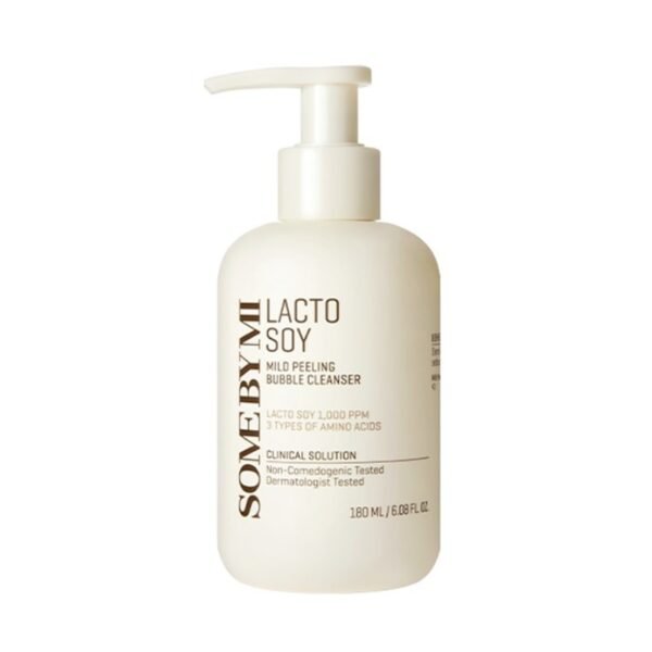 Korean Lacto Soy Mild Bubble Peeling Cleanser - Helps Restoring A Smooth Skin- 180Ml