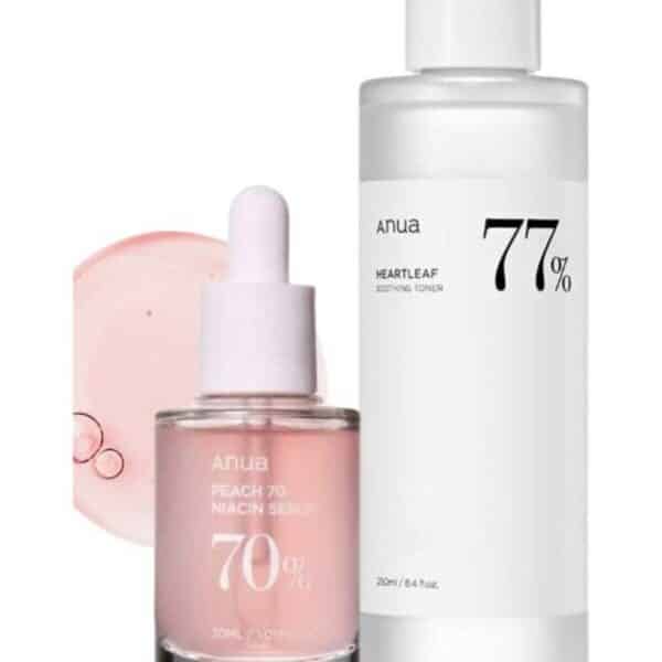 Heartleaf 77% Soothing Toner I pH 5.5 & Niacinamide Serum