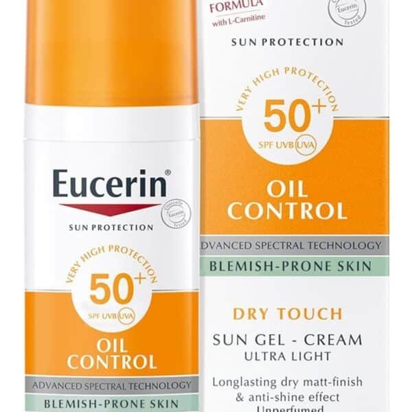 Oil Control Sunscreen Gel Cream for Face, Dry Touch, High UV Protection
