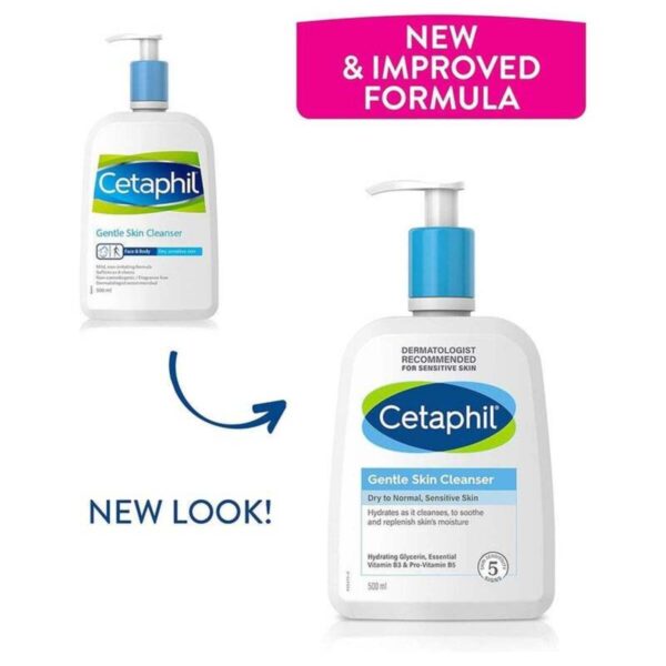 Gentle Skin Cleanser Face & Body Wash for Men & Women, 500ml