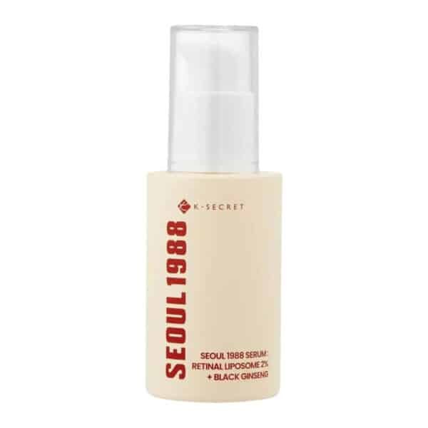 K-secret Seoul 1988 With Retinal Liposome 2% Black Ginseng Anti Aging Face Serum 30ml