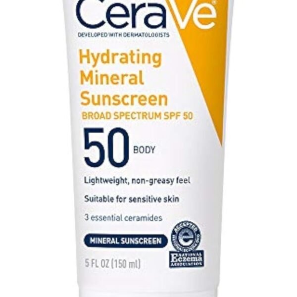 CERAVE-HYDRATING MINERAL SUNSCREEN SPF50 BODY 5oz
