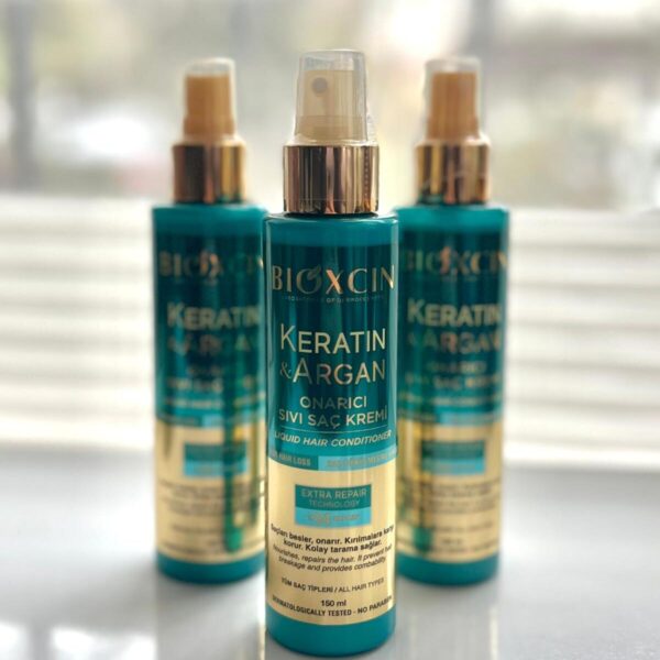 بلسم سائل لإصلاح الشعر بالكيراتين والأرغان 150 مل مجموعة من 3 قطع