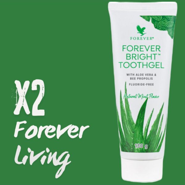 معجون أسنان ليفينج برايت - عبوة من قطعتين