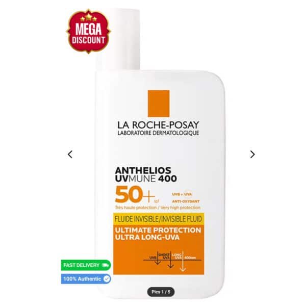 La Roche-posay Anthelios Uvmune 400 Invisible Spf50 Sunscreen 50ml