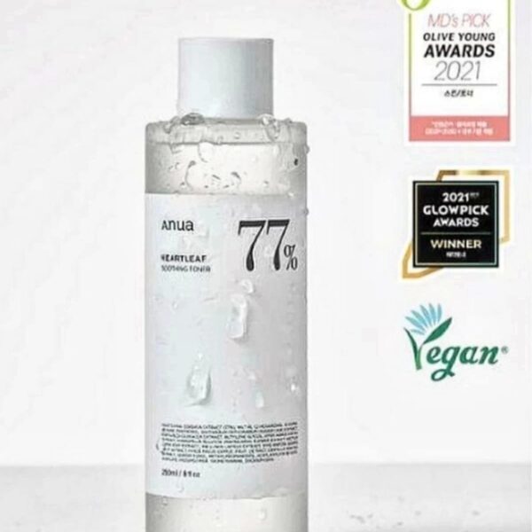 Heartleaf 77% Soothing Moisture Skin Radiance Toner 250ml
