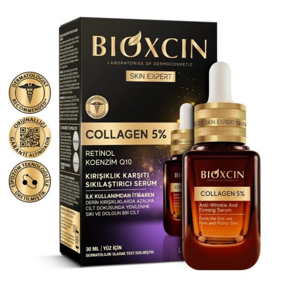 Collagen 5% Anti-Wrinkle Firming Serum 30 ml - Coenzyme Q10 Retinol
