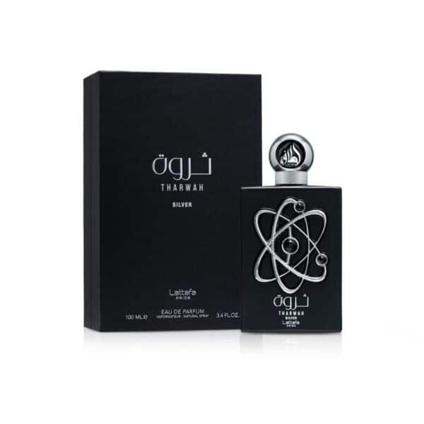 Lattafa Tharwah Silver For Men Eau De Parfum 100Ml