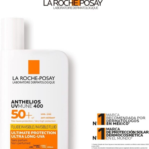 العناية بالبشرة المناسبة لجميع أنواع البشرة: كريم الوقاية من الشمس السائل Antehlios Uvmune بعامل حماية من الشمس SPF50+ 50 مل