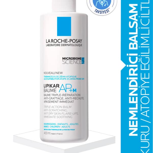 Lipikar Baume Ap+ m - 400 ml Moisturizer Balm, for Dry/Atopy Skin