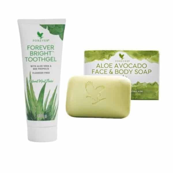 Forever Bright Toothgel Toothpaste 1 Piece Forever Avocado Soap 1 Piece