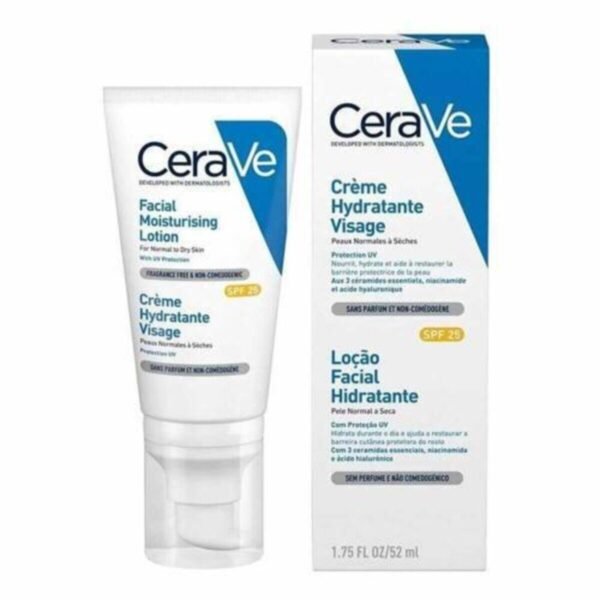 52 ml Moisturizing Face Cream with Sun Protection for Normal and Dry Skin