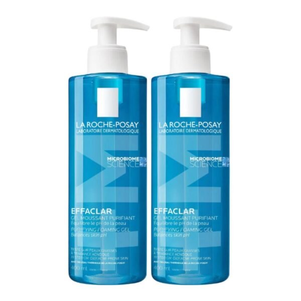 Effaclar Gel Cleansing Gel for Oily/Acne Prone Skin 400 ml 2 Pieces