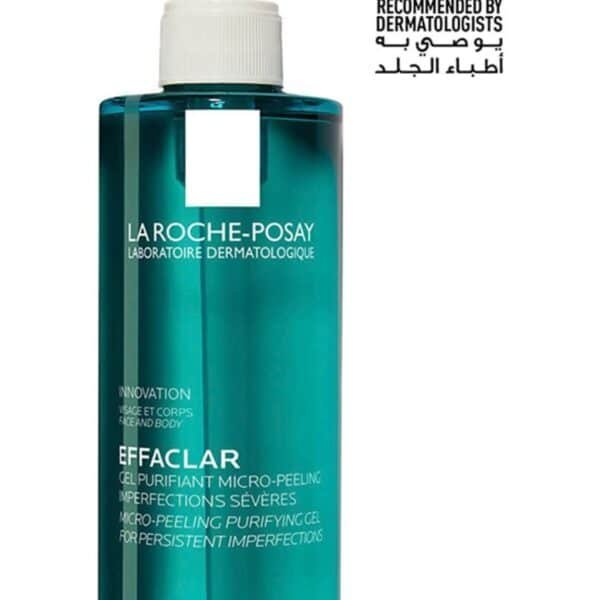 La Roche Posay Effaclar Micro 400 ml Oily/Acne Prone Purifying Body Peeling Gel - for Skin