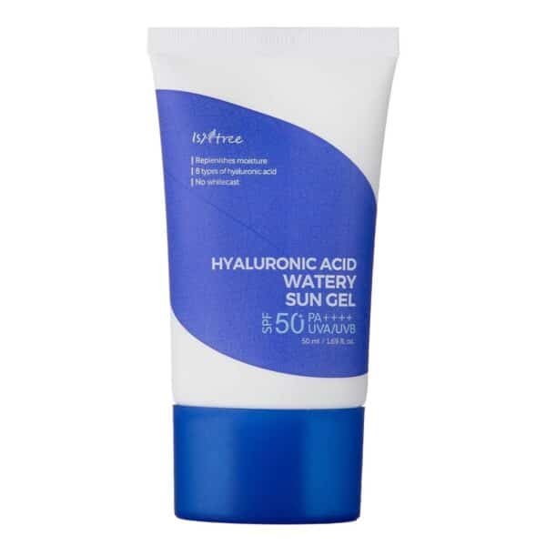 Long-lasting gel with hyaluronic acid 50 ml - chemical filter, 8 types of sunscreen (SPF50)