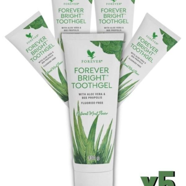 معجون أسنان برايت توث جل، 5 قطع